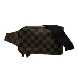 Louis Vuitton Pre-owned Damier Galle Shoulder Bag - Heren - Pre-owned - Bruin - Maat: ONE Size Leer