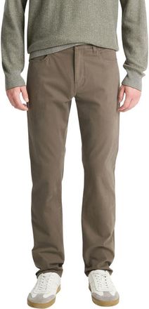 Vince Dylan Slim Fit Peached Stretch Cotton Pants in Frog at Nordstrom, Size 38R