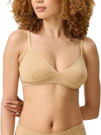 Kindred Bravely Every Stage Triangle Bralette in Toffee at Nordstrom, Size X-Small