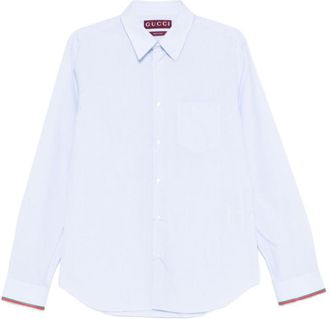 Gucci Light Blue Solid Shirt