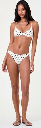 Nicholas Deniz Underwire Bikini Top in Ivory/black Polka Dot at Nordstrom, Size X-Small
