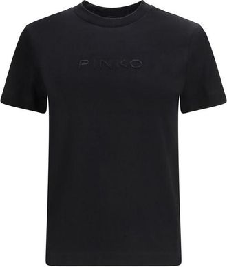 Pinko Zwarte Katoenen T-Shirt