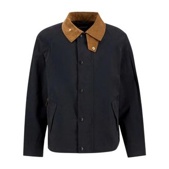 Barbour Light Jackets, male, Blue, Size: XL Transport Casual Jacket