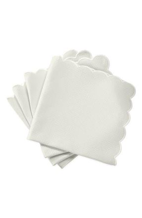 Matouk Savannah Gardens Set of 4 Napkins in Bone at Nordstrom
