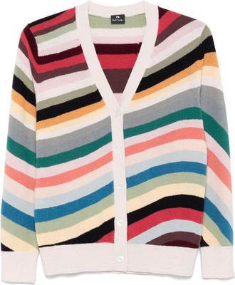 Paul Smith Striped Wool Cardigan