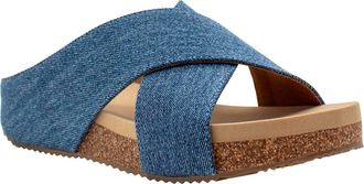 Volatile Womens Ablette Sandals In Denim