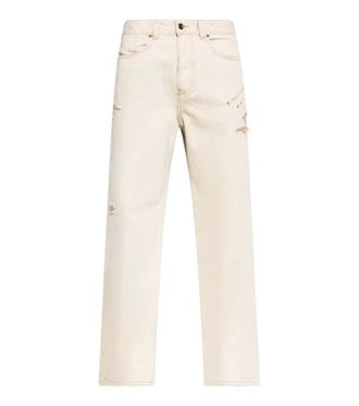 Diesel Dirty White Relaxed Jeans