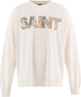 Saint Mxxxxxx long-sleeve tee - men - Cotton - M - White