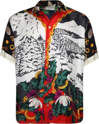 J. Logan Home The Maison Seraphin silk shirt - men - Silk - M - White