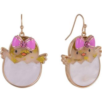 Hallmark Easter Baby Chick Earrings in White at Nordstrom