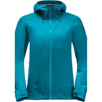 Jack Wolfskin Dames/Dames Highest Peak 3L Jas (Blauw)