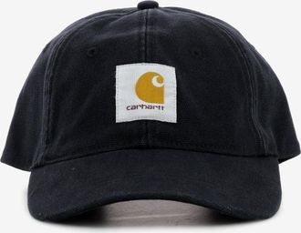 Carhartt Work in Progress Canvas Cap black stone washed