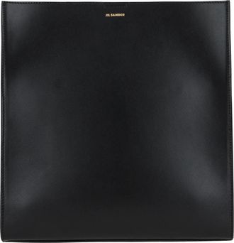 Jil Sander Tangle Medium Schoudertas - Dames - Schoudertassen - Zwart - ONE Size - Leer - Tassen