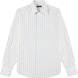 Glanshirt striped pocket shirt - men - Cotton - 42 - White
