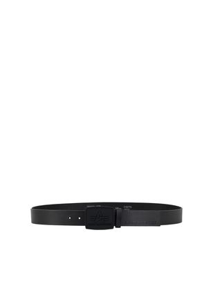 Alpha Industries Lederg&uuml;rtel ALPHA INDUSTRIES All Black Belt, Herren, Gr. onesize, schwarz, Obermaterial: 60% Polyurethane, 40% Leder, G&uuml;rtel Lederg&uuml;rtel