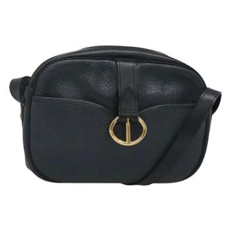Dior Pre-owned Cross Body Bags, female, Blue, Size: ONE SIZE Pre-owned Vintage Shoulder Bag
