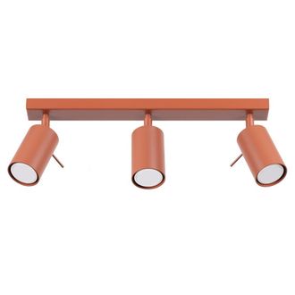Sollux Lighting L&aacute;mpara de techo ocre rojo acero alt. 45 cm
