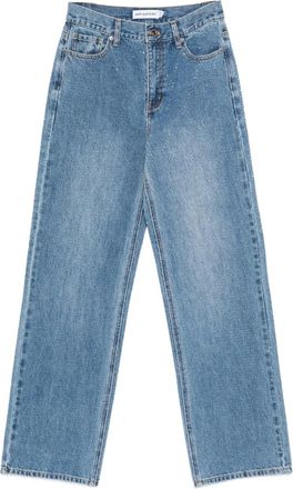 Self Portrait Jeans decorati - Blu