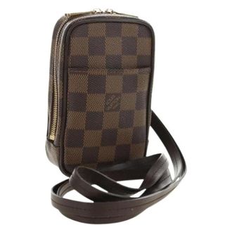 Louis Vuitton Pre-owned Pouch - Dames - Pre-owned - Bruin - Maat: ONE Size Leer