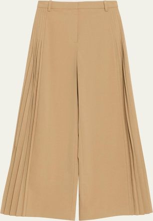 SIMKHAI Romy Pleated Wide-Leg Pants