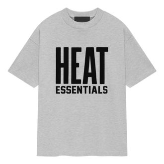 Fear of God x NBA Heat T-Shirt Light Heather 125AL244302F