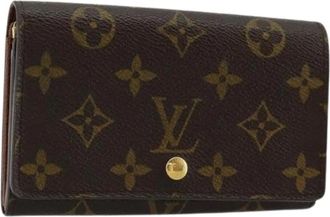 Louis Vuitton Pre-owned Wallets, female, Brown, Size: ONE SIZE Pre-owned Tresor Wallet