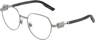 Dolce & Gabbana Stijlvolle bril - Heren - Brillen - Grijs - 53 MM - Accessoires