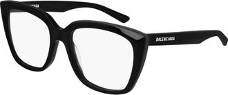 Balenciaga Cat-eye montuur - unisex - Brillen - Zwart - 53 MM - Accessoires