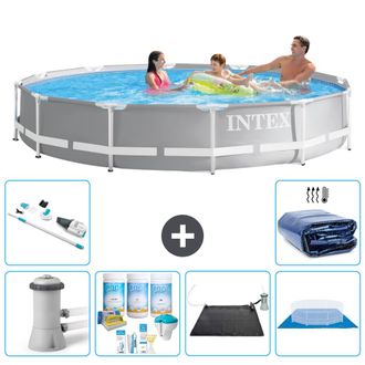 Intex Piscina Prism Frame Redonda - 366x76 Cm - 8-piezas S20569
