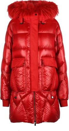 DIEGO M Piumino - Dames - Winterjassen - Rood - S - Polyester - Jassen