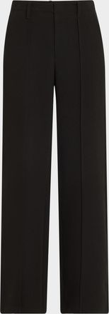 SIMKHAI Michelle Pintuck Cropped Pants