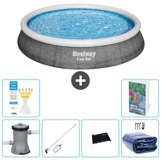 Bestway Piscina Bestway Fast Set Redonda - 396x84 Cm - 7-piezas S235
