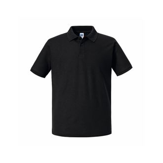 Russell Athletic Mens Authentic Pique Polo Shirt (Black) - Size X-Small