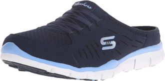 Skechers Gratis-no Limits, womens Fashion Sneaker, Navy/Light Blue, 4.5 UK (7.5 US) (37.5 EU)