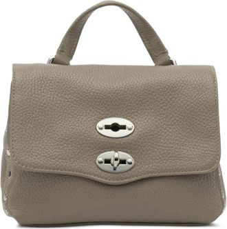 Zanellato Bags.. Grey - Dames - Handtassen - Grijs - ONE Size - Leer - Tassen