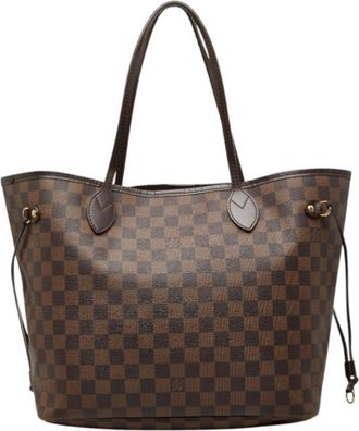 Louis Vuitton Brown Pvc Leather Shoulder Bag Tote Bag (Pre-Owned)