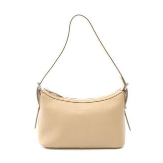 Burberry Pre-owned Shoulder Bags, female, Beige, Size: ONE SIZE Pre-owned Leather Shoulder Bag Beige