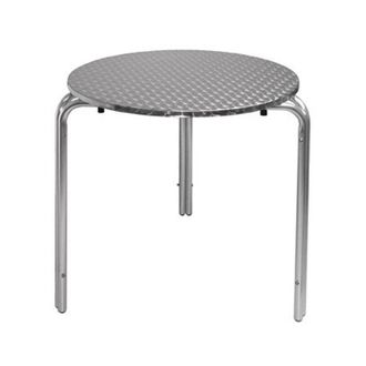 Resol Mesa Contract Ola 60 Cm, Mesa Contract Ola 60cmmarca: Resolmesa Apilable Redonda Para Exteriorestructura Tubular, &Oslash; 28 X 2 Mm De Grosor, De Aluminio A