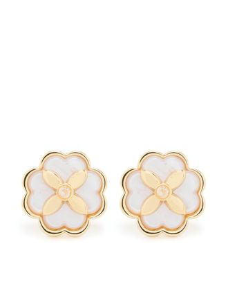 Kate Spade New York Heritage Bloom stud earrings - women - Metal - One Size - Gold