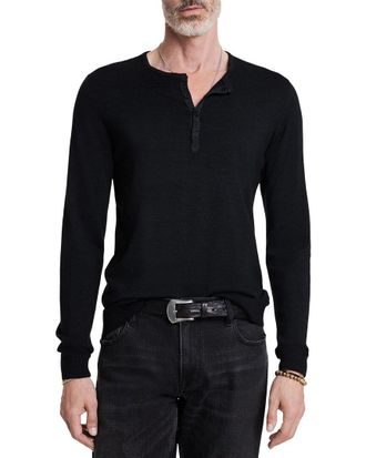 John Varvatos Eren Wool-Blend Sweater