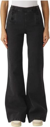 Twinset Donna, Pantaloni, Nero, W31, new