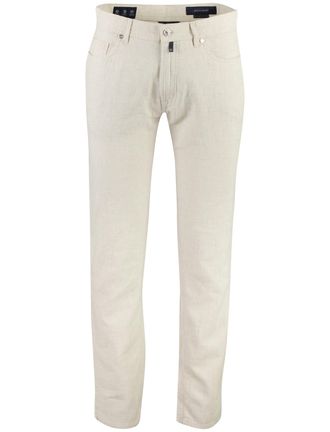 Pierre Cardin Beige broeken Pierre Cardin linnen zomer