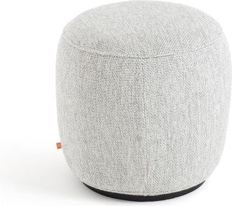 AM.PM Rosebury poef met boucl&eacute; effect, ontwerp Emmanuel Gallina