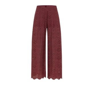 Momoni Pantaloni Eleganti - - Trousers - Donna - Rosso - L