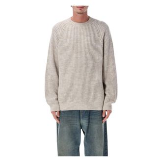 Carhartt Work in Progress Carhartt Wip, Round-neck Knitwear, male, Gray, Size: XL Firth Sweater