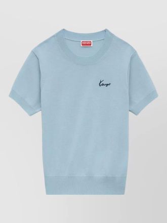 Kenzo wool long-sleeve knitted top