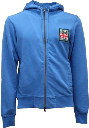 Husky Peter Sweatshirt in Blauw - Heren - Vesten met rits - Blauw - L - Hoodies & sweatvesten