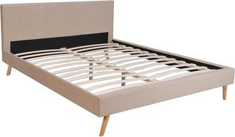 Weber Industries Cama, tejido beige 140x190 cm