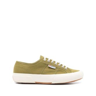 Superga Schoenen, Heren, Groen, 41 1/2 EU, Groene Veterschoenen met Rubberen Zool