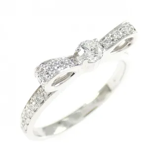 Chanel White Gold White Gold (18K) Band Ring (Pre-Owned)